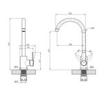Смеситель для кухни Agua Elposo-INOX035, фото , изображение 2 | SNABZHENIE.com.ua