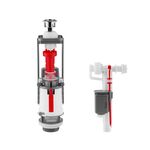 Комплект для бачка унитаза NM двухуровневый, с боковым подводом 1/2", фото  | SNABZHENIE.com.ua