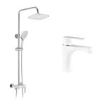 Набор 2 в 1 душевая система Kroner Armada-W063 + смеситель Armada-W010, фото  | SNABZHENIE.com.ua