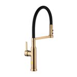 Смеситель для кухни Kroner KRP Ersel - GBG03112BLK, фото , изображение 3 | SNABZHENIE.com.ua