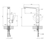 Смеситель для кухни Kroner Element 211512A-5301, фото , изображение 2 | SNABZHENIE.com.ua