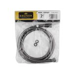 Шланг для душа Kroner KRM - GRP607 Anti-Twist  160 см, фото , зображення 3 | SNABZHENIE.com.ua
