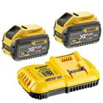 Зарядний пристрій та 2 акумулятори DCB118X2 XR FLEXVOLT DCB547 9 Ач DeWALT, фото  | SNABZHENIE.com.ua