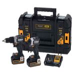 Набор из двух инструментов аккумуляторных бесщеточных McLaren F1 TEAM LIMITED EDITION DeWALT DCK200MM2T, фото  | SNABZHENIE.com.ua