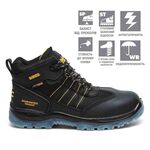 Мужские кожаные ботинки DeWalt Nickel Black, размер 43, фото  | SNABZHENIE.com.ua