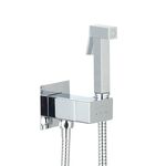 Набор для гигиенического душа Qtap Inspai-Varius квадратный прогрессивный картридж QTINSVARCRMV00440701 Chrome, фото , изображение 3 | SNABZHENIE.com.ua