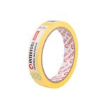 Лента малярна 19мм, 20м, жовта INTERTOOL DM-1920, фото  | SNABZHENIE.com.ua