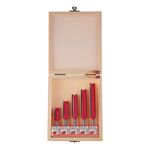 Набор фрез пазовых прямых, 5 шт INTERTOOL HT-0075, фото , изображение 2 | SNABZHENIE.com.ua