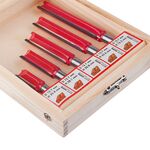 Набор фрез пазовых прямых, 5 шт INTERTOOL HT-0075, фото , изображение 3 | SNABZHENIE.com.ua