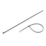 Пластиковый хомут 4,8x400 мм, черный, 100 шт/упак INTERTOOL TC-4841, фото , изображение 3 | SNABZHENIE.com.ua