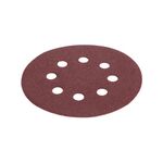 Круг наждачний самоклеючий 125 мм з отворами, папір класу С, щільність 140 г/м², К140, уп. 5 од. INTERTOOL BT-0587, фото , зображення 3 | SNABZHENIE.com.ua