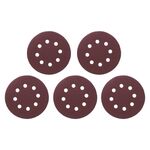 Круг самоклеящийся 125мм с отверстиями К240, 5ед, INTERTOOL BT-0591, фото  | SNABZHENIE.com.ua