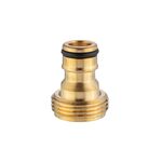 Адаптер латунный 1/2" с наружной резьбой 3/4" STORM INTERTOOL GE-1202, фото , изображение 3 | SNABZHENIE.com.ua