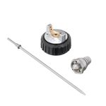 Комплект 1.4 мм: форсунка, повітряна голівка, голка для краскопультів HVLP BLACK M-DIAMOND (PT-0163, PT-0164, PT-0168) STORM INTERTOOL PT-2614, фото , зображення 2 | SNABZHENIE.com.ua