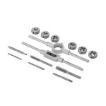 Набор плашек и метчиков M3-M10, 14 ед, INTERTOOL SD-8024, фото , изображение 3 | SNABZHENIE.com.ua