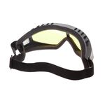 Защитные очки INTERTOOL SP-0079, поликарбонат, черная рамка, фото , изображение 3 | SNABZHENIE.com.ua