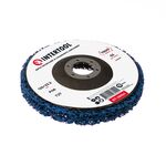 Диск зачистний з пінного абразиву голубий 125*22,2*13 мм, P46, T27 INTERTOOL BT-0604, фото , зображення 3 | SNABZHENIE.com.ua