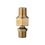 Шарнир поворотный 1/4-1/4, латунь STORM INTERTOOL PT-2208, фото , изображение 3 | SNABZHENIE.com.ua