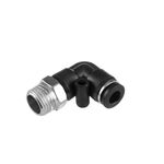 Соединение цанговое L-образное для шлангов 6 мм, 1/4“ нар. резьба, фото  | SNABZHENIE.com.ua