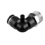 Цангове з'єднання L-образне для поліуретанових та інших шлангів 10 мм, 1/2“ нар. різьба INTERTOOL PT-2343, фото , зображення 2 | SNABZHENIE.com.ua