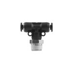 Соединение цанговое T-образное для полиуретановых и др. шлангов 4*4 мм, 1/4" нар. резьба INTERTOOL PT-2350, фото , зображення 3 | SNABZHENIE.com.ua