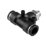 Цанговое соединение T-образное для шлангов 12*12 мм, 1/4" INTERTOOL, фото , изображение 2 | SNABZHENIE.com.ua