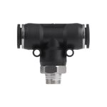 Цанговое соединение T-образное для шлангов 12*12 мм, 1/4" INTERTOOL, фото , изображение 3 | SNABZHENIE.com.ua