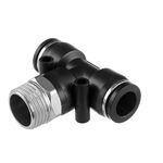 Цанговое соединение T-образное 12*12 мм, 1/2" резьба INTERTOOL PT-2364, фото  | SNABZHENIE.com.ua