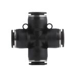 Цанговое соединение Х-образное для шлангов 12 мм INTERTOOL PT-2369, фото , изображение 3 | SNABZHENIE.com.ua