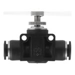 Цангове з'єднання пряме з регулятором для поліуретанових та інших шлангів 10х10мм INTERTOOL PT-2398, фото , зображення 3 | SNABZHENIE.com.ua