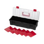 Органайзер INTERTOOL BX-4043, 18 ячеек, 6 перегородок, 46х16.5х12.2 см, фото , изображение 3 | SNABZHENIE.com.ua