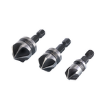 Набір зенкерів 12, 16, 19 мм, 3 шт. INTERTOOL SD-5005, фото  | SNABZHENIE.com.ua