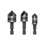 Набір зенкерів 12, 16, 19 мм, 3 шт. INTERTOOL SD-5005, фото , зображення 3 | SNABZHENIE.com.ua