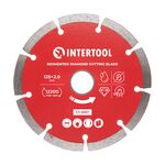 Диск отрезной сегментний алмазний, 125 мм, 22-24% INTERTOOL CT-1007, фото  | SNABZHENIE.com.ua