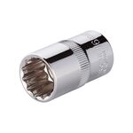 Головка двенадцатигранная, 1/2", 16 мм INTERTOOL ET-0216, фото  | SNABZHENIE.com.ua