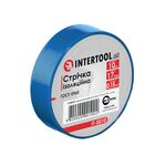 Изоляционная лента 0,15 мм x 17 мм x 10 м синяя INTERTOOL IT-0010, фото  | SNABZHENIE.com.ua