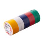 Лента ізоляційна 0,15 мм x 17 мм x 15 м кольорова INTERTOOL IT-0019, фото , зображення 2 | SNABZHENIE.com.ua
