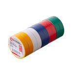 Ізоляційна стрічка 0,15 мм x 17 мм x 20 м кольорова INTERTOOL IT-0024, фото , зображення 2 | SNABZHENIE.com.ua