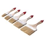 Набір флейцевих кистей 25; 38; 50; 76; 102 мм, 5 шт INTERTOOL KT-1005, фото , зображення 2 | SNABZHENIE.com.ua