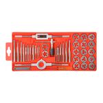 Набор плашек и метчиков M3-M12, 40 ед. INTERTOOL SD-8040, фото  | SNABZHENIE.com.ua