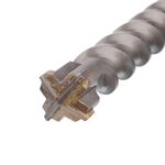 Бур SDS MAX QUADRO 32x600мм INTERTOOL SDM-3260, фото , зображення 2 | SNABZHENIE.com.ua