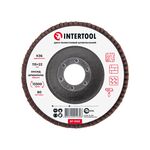 Лепестковый шлифовальный диск 115x22 мм, зерно K36 INTERTOOL, фото  | SNABZHENIE.com.ua