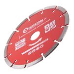 Отрезной сегментный алмазный диск, 150 мм, 22-24% INTERTOOL CT-1008, фото , изображение 3 | SNABZHENIE.com.ua