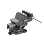 Тиски слесарні поворотні 100 мм INTERTOOL HT-0081, фото , зображення 2 | SNABZHENIE.com.ua