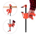 Автоматическая струбцина INTERTOOL HT-6022, 200x60 мм, фото , изображение 3 | SNABZHENIE.com.ua