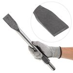 Зубило по камню HEX 30x410 мм, ширина 39 мм INTERTOOL SD-0462, фото , изображение 2 | SNABZHENIE.com.ua