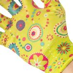 Садовые перчатки с нитриловым покрытием 8 желтые INTERTOOL SP-0165, фото , изображение 2 | SNABZHENIE.com.ua