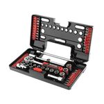 Набір отверточних насадок і головок з трещіткою 57 ед, STORM INTERTOOL VT-3657, фото  | SNABZHENIE.com.ua