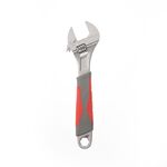 Ключ разводной 200 мм с изолированной рукояткой, никель INTERTOOL, фото , изображение 2 | SNABZHENIE.com.ua