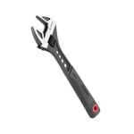 Ключ разводной 200 мм кованный, рукоятка TPR, HRC 40~50, Cr-V STORM INTERTOOL XT-0075, фото  | SNABZHENIE.com.ua